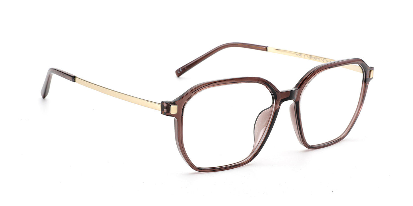 MX4041-2 | Women | Shiny Brown | Ultem/Titanium Glasses