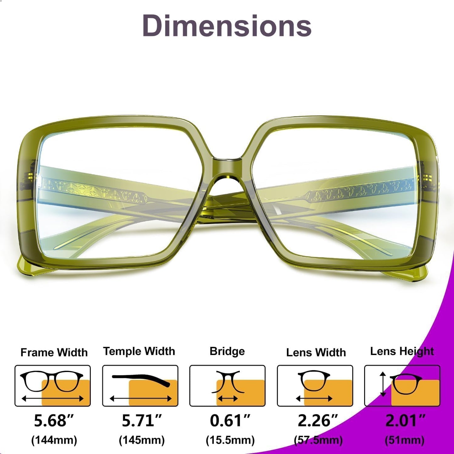 Gafas BG Harvard TR90 para mujer verdes