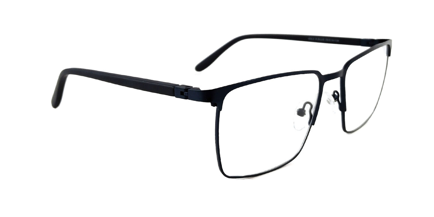 RA453-2 | Men | Matte Blue | Metal Glasses