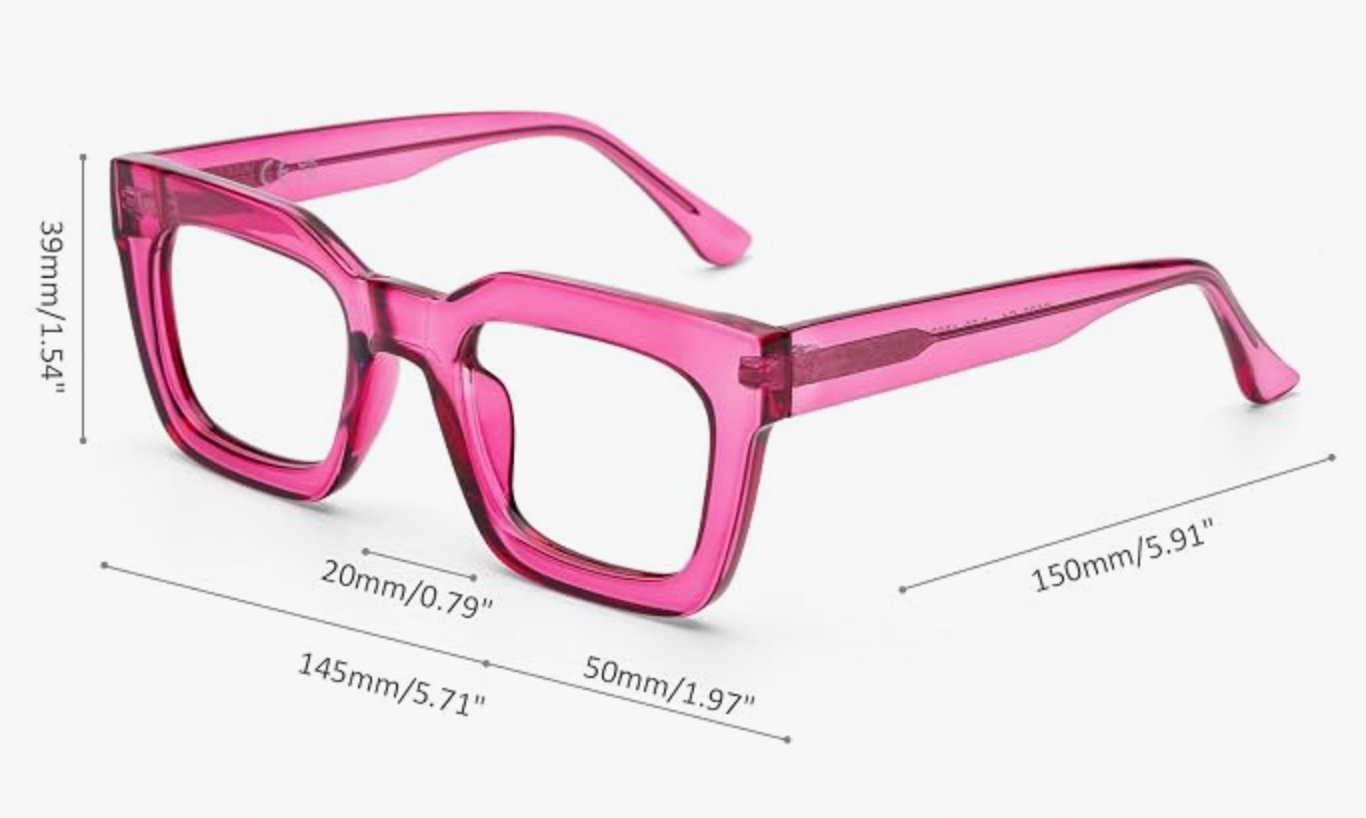 BG Fashion Square Designer Glasses