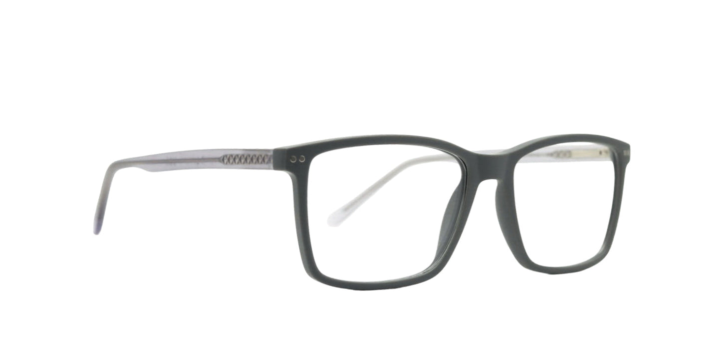 MX2036A-2 | Men | Matte Gray | TR-90 Glasses