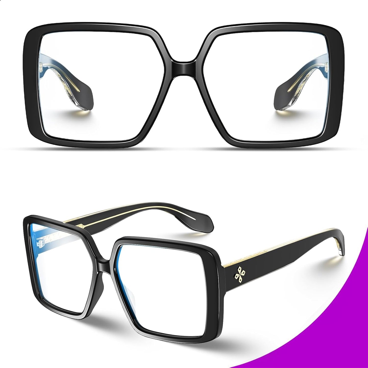 BG Harvard TR90 para mujer Negro