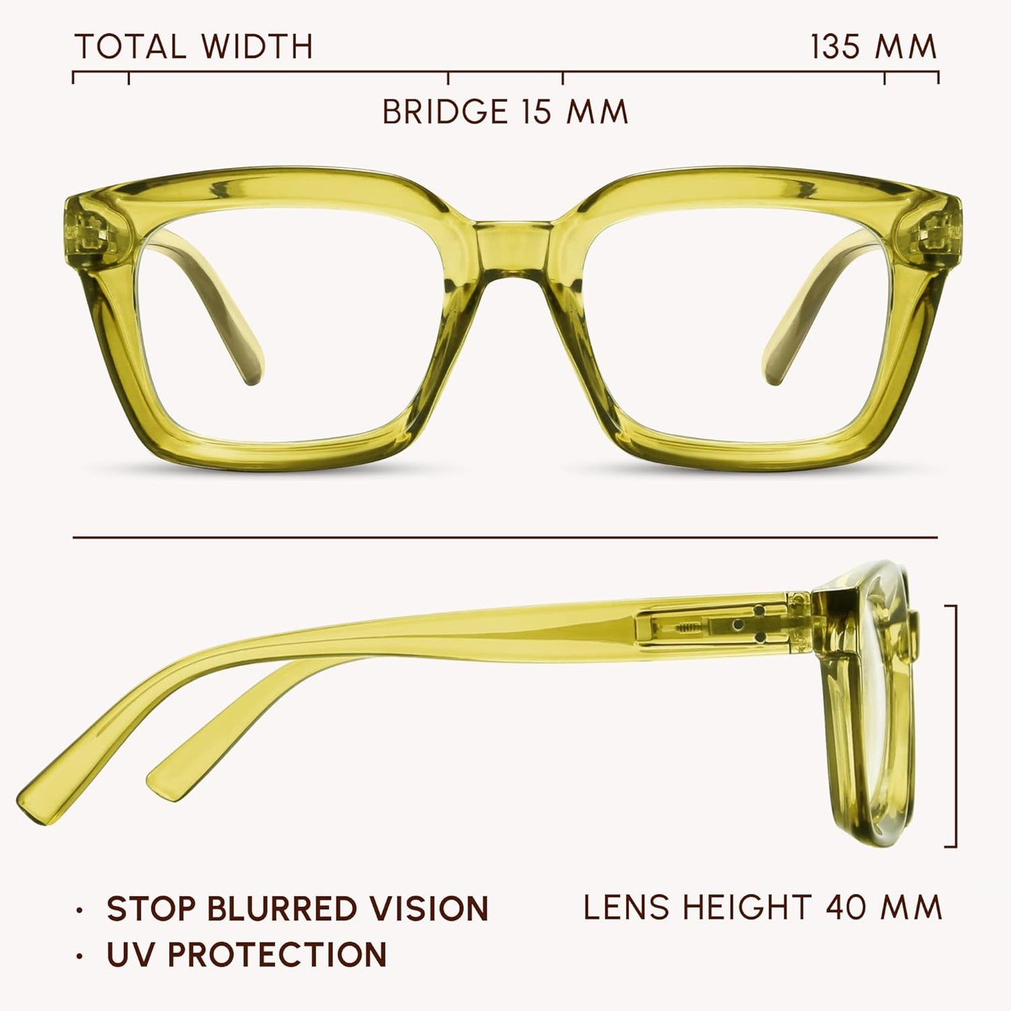 BG Havana Square Glasses
