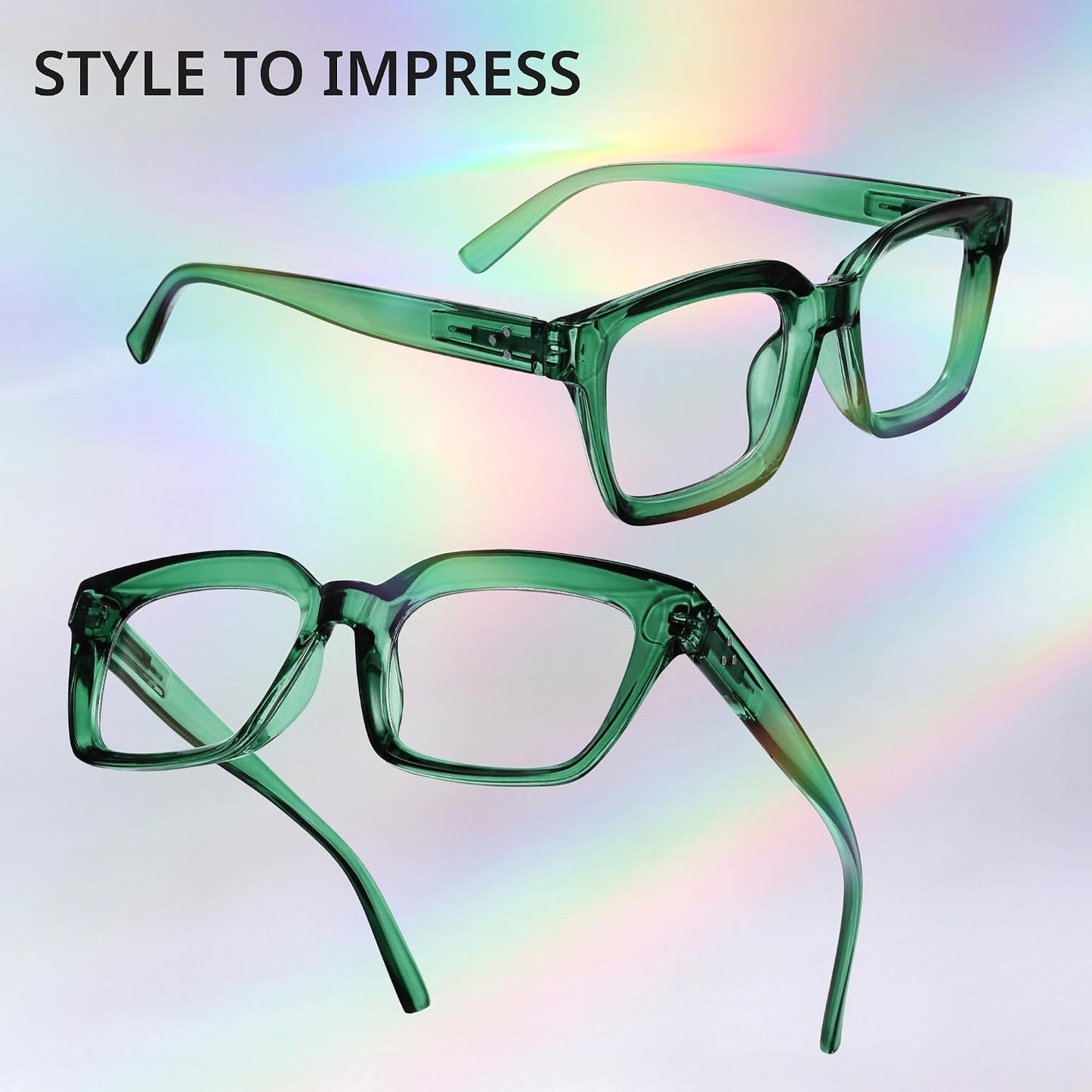 Gafas BG Havana Square Verdes