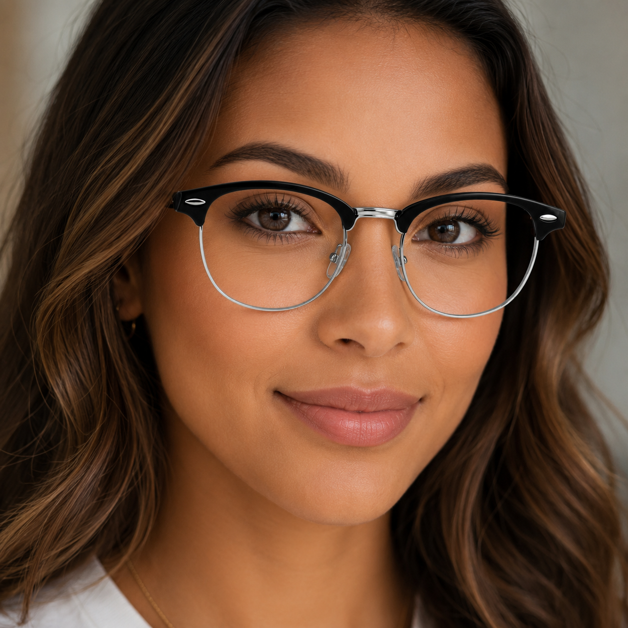 BG Vintage Horn Rimmed Glasses for Women